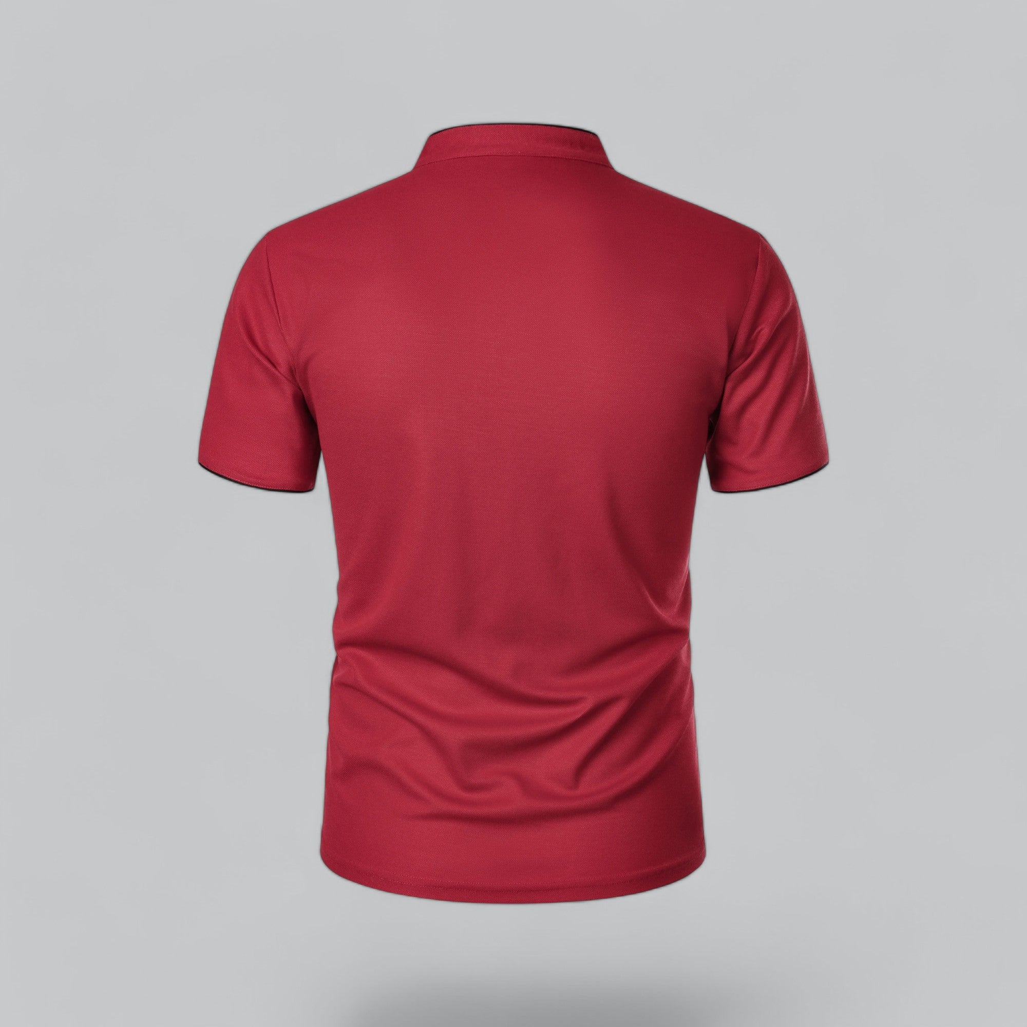 Wilfred - Collarless Polo Shirt