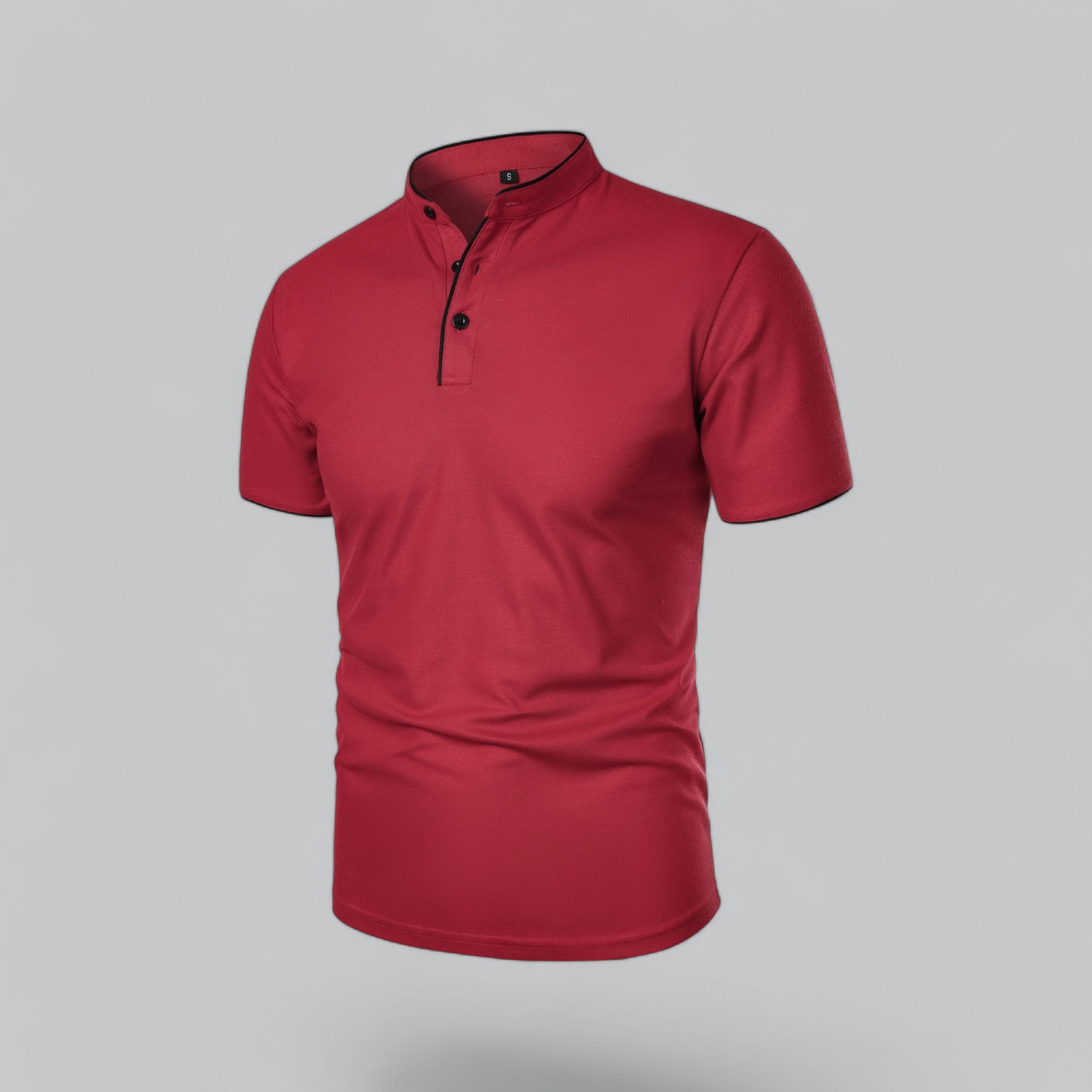 Wilfred - Collarless Polo Shirt