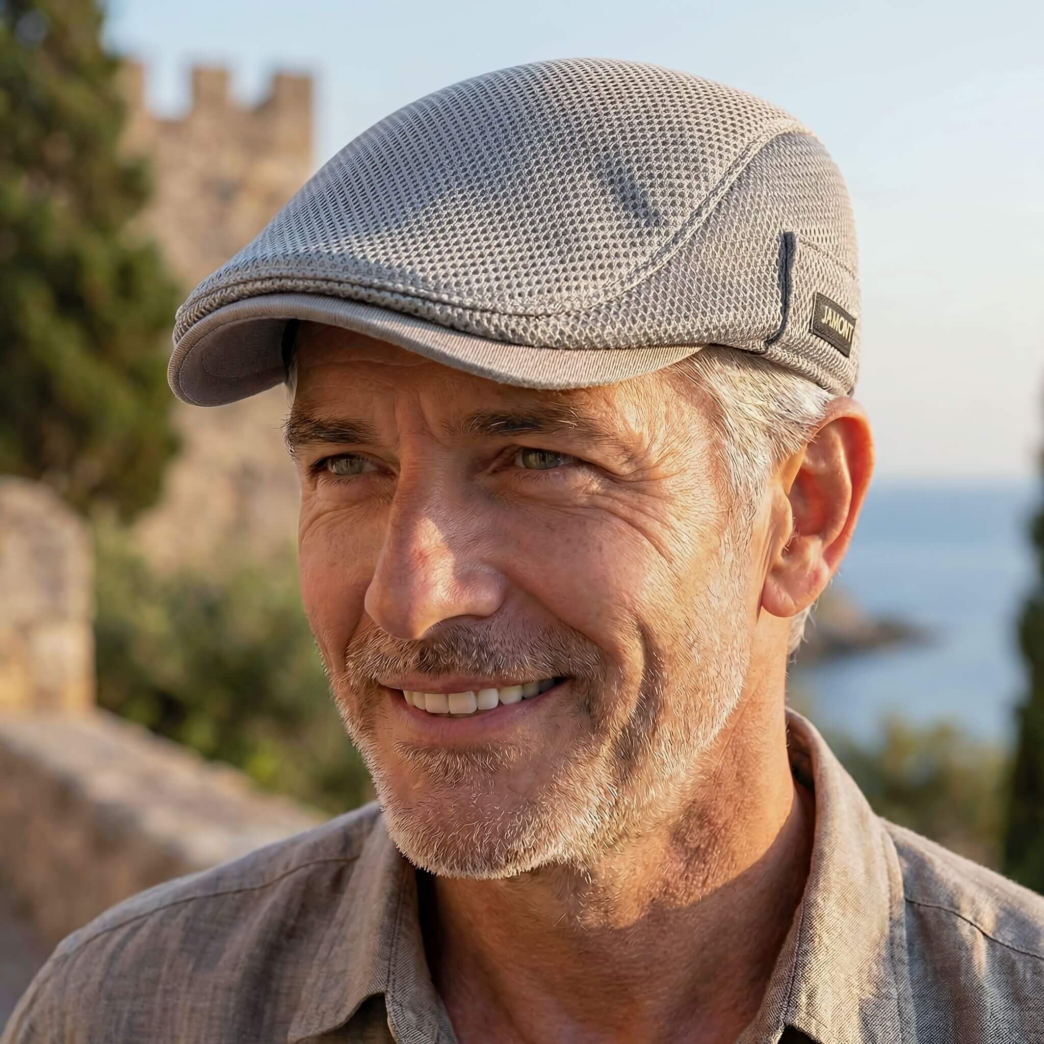 Brayden - Breathable Mesh Flat Cap