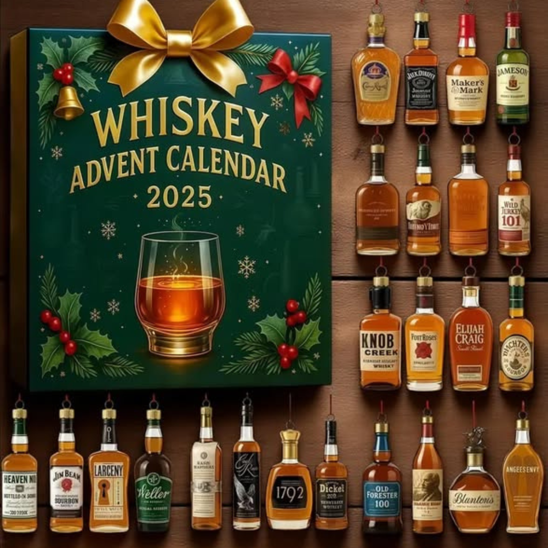 24-Day Beer & Whisky Advent Keychain Box