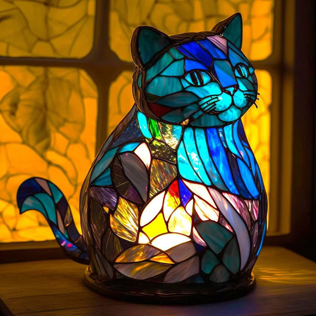 Mochi - Colored Cat Lamp