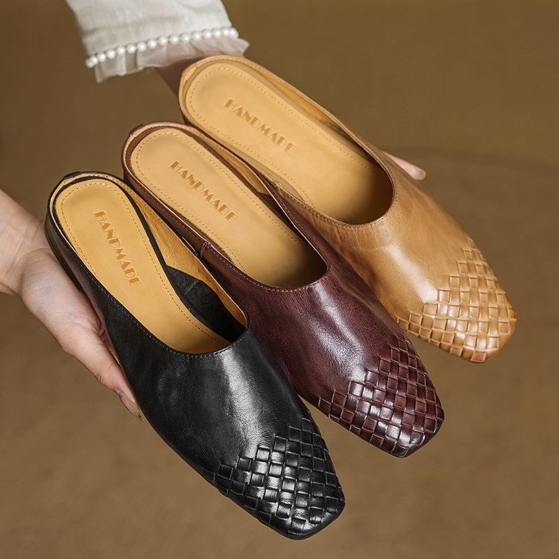 Paula - Geniune Leather Mules
