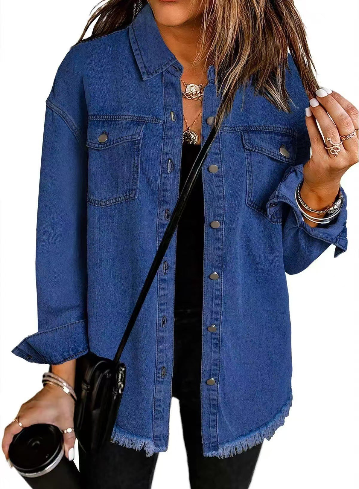 Zianna - Classic Casual Denim Jacket