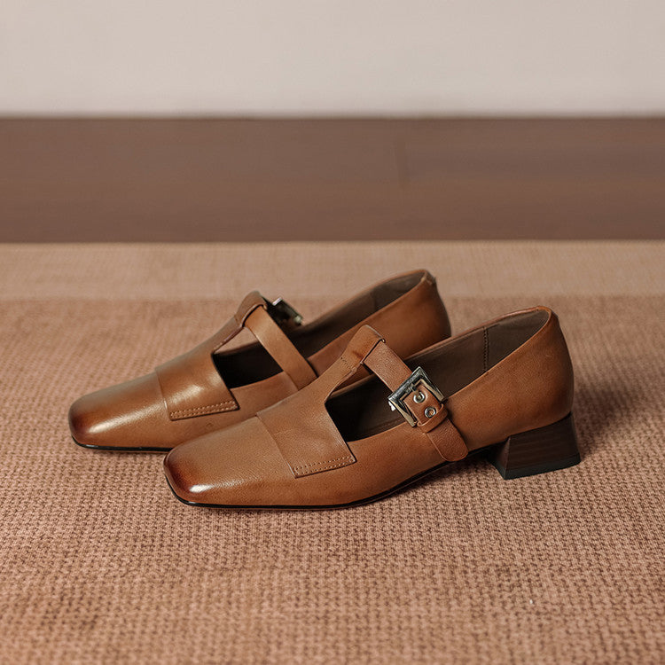 Matilda - Genuine Leather Heels