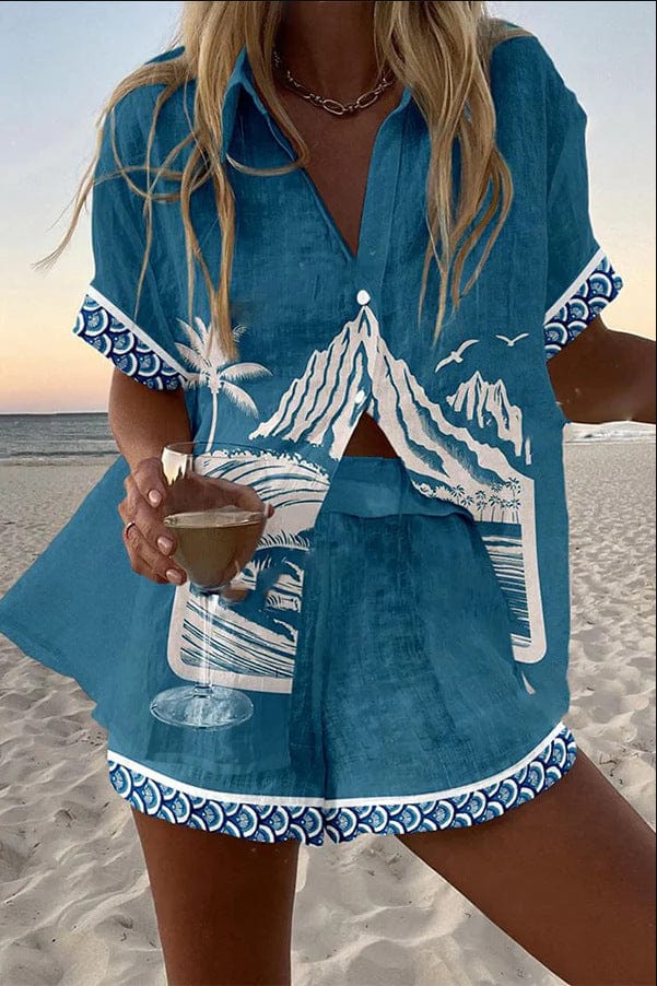 Alice - 2-Piece Summer Linen Co-Ord Set