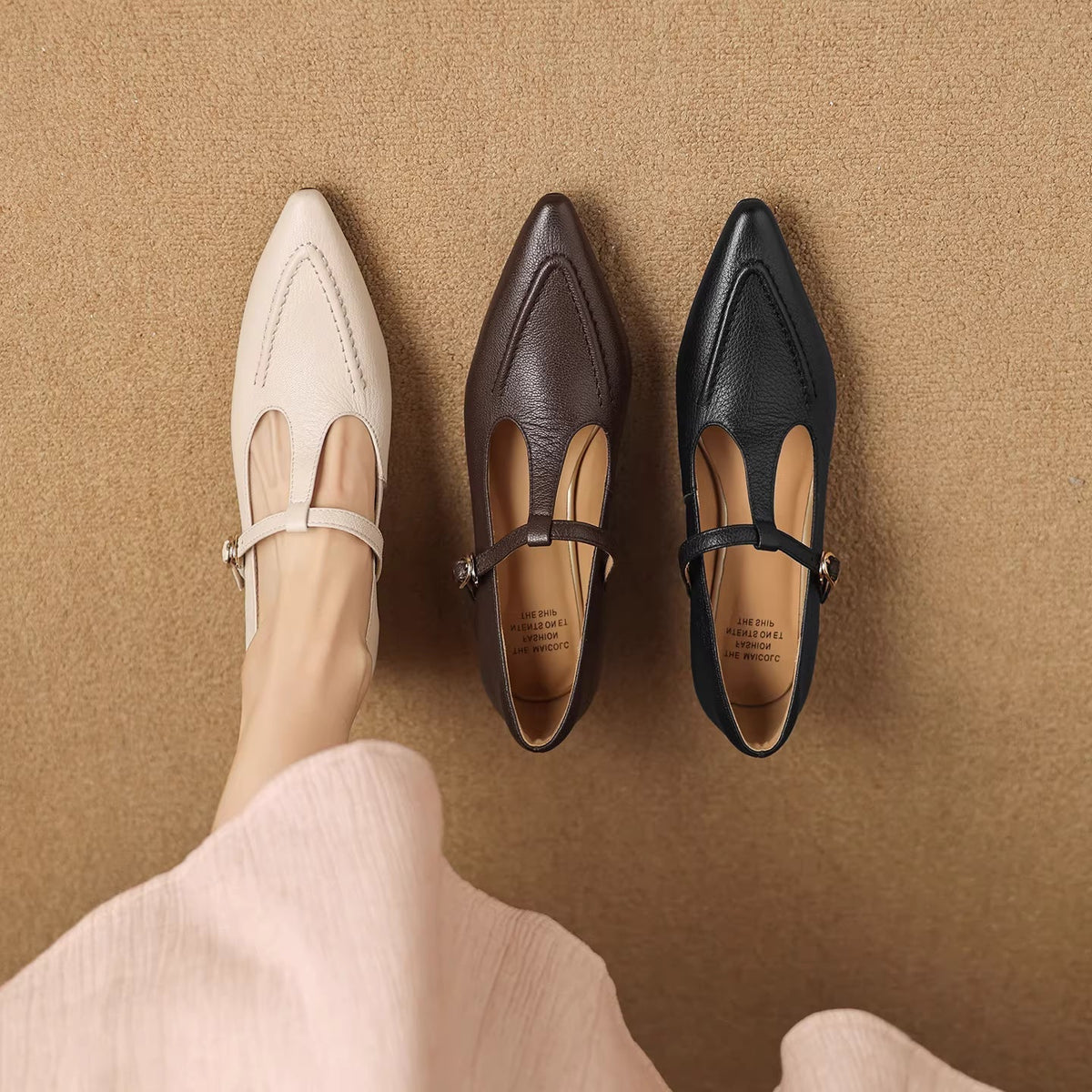 Liv - Genuine Leather Heels