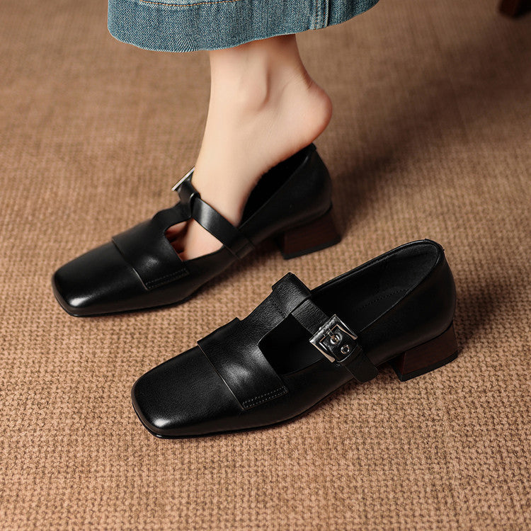 Matilda - Genuine Leather Heels