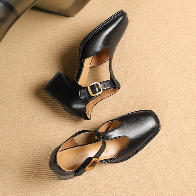Maricel - T-trap Leather Pumps