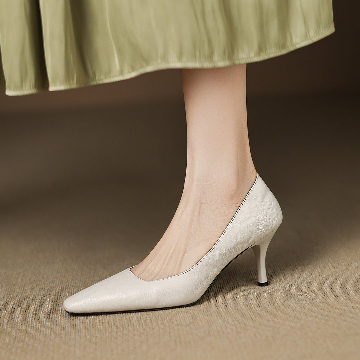 Ensley - Genuine Leather Heels