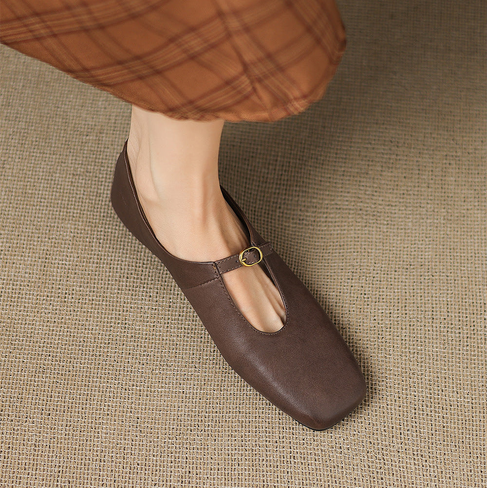 Laylani - High-Vamp Mary Jane Flat