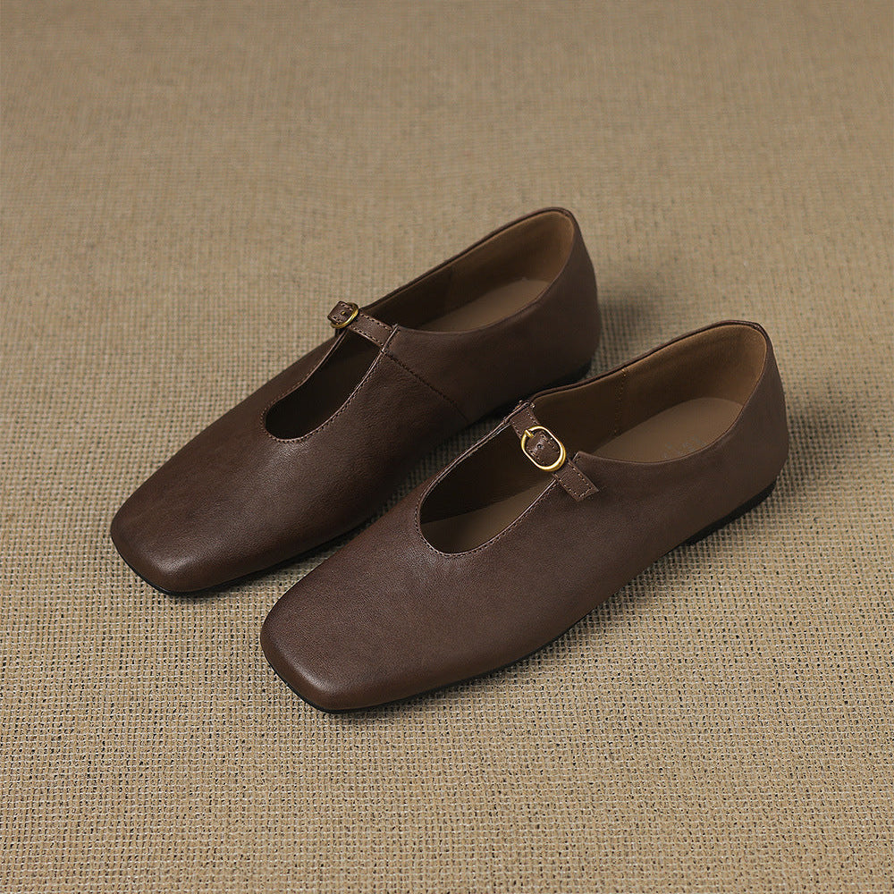 Laylani - High-Vamp Mary Jane Flat