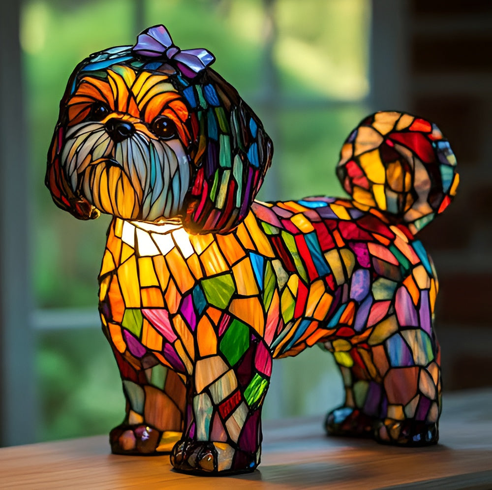 Murphy - Colored Dog Lamp