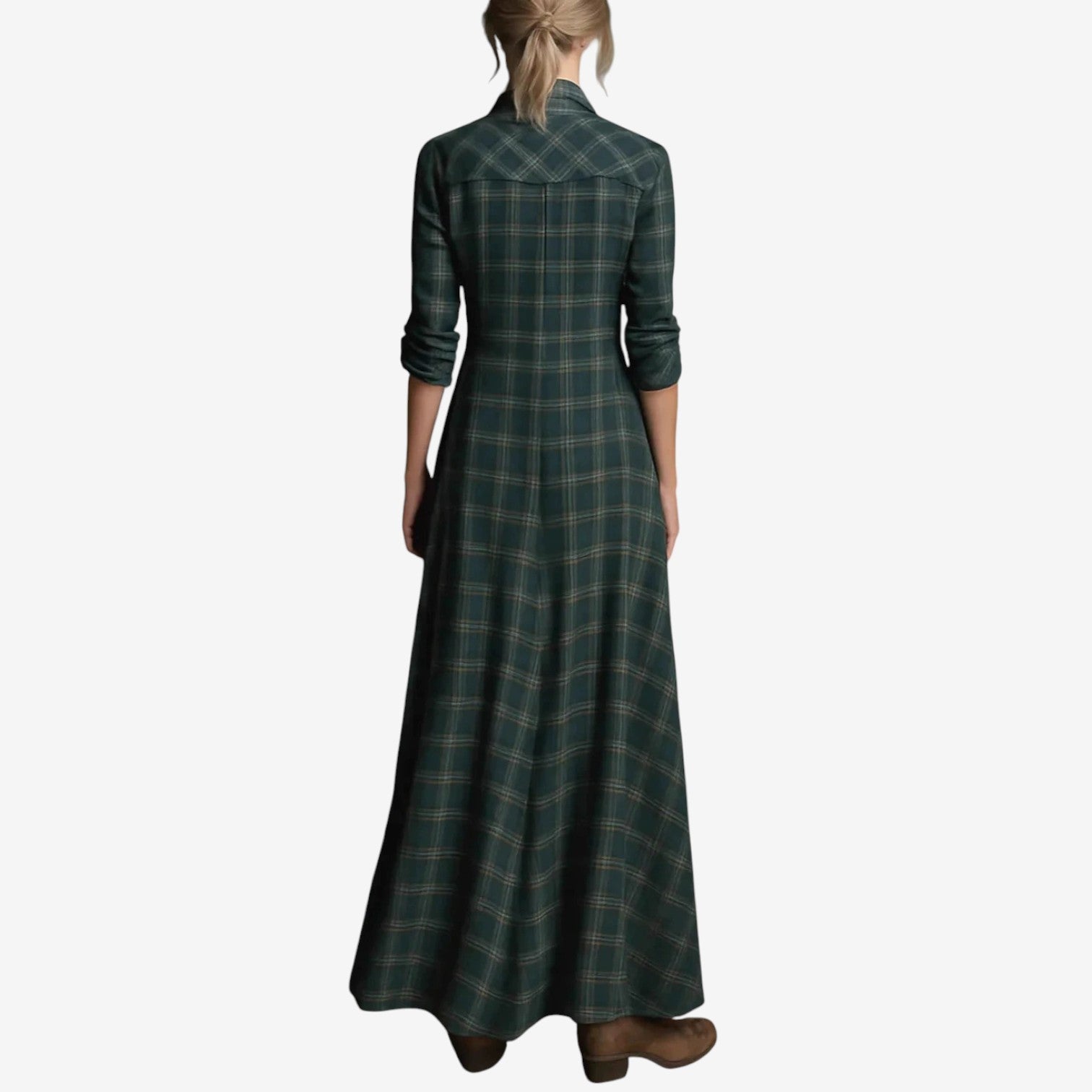 Anabelle – Elegant Long Buttoned Dress