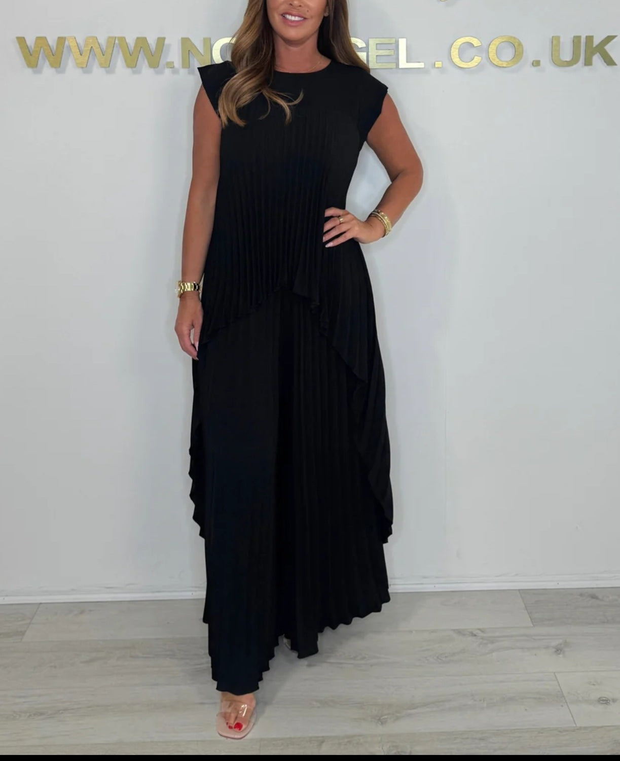 Morie – Elegant Pleated Co-Ord Set