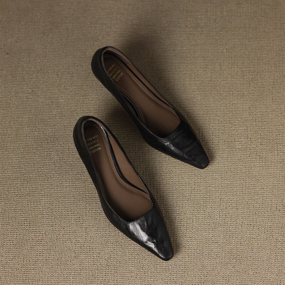 Ensley - Genuine Leather Heels