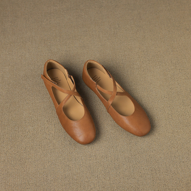 Laurel - Genuine Leather Flats