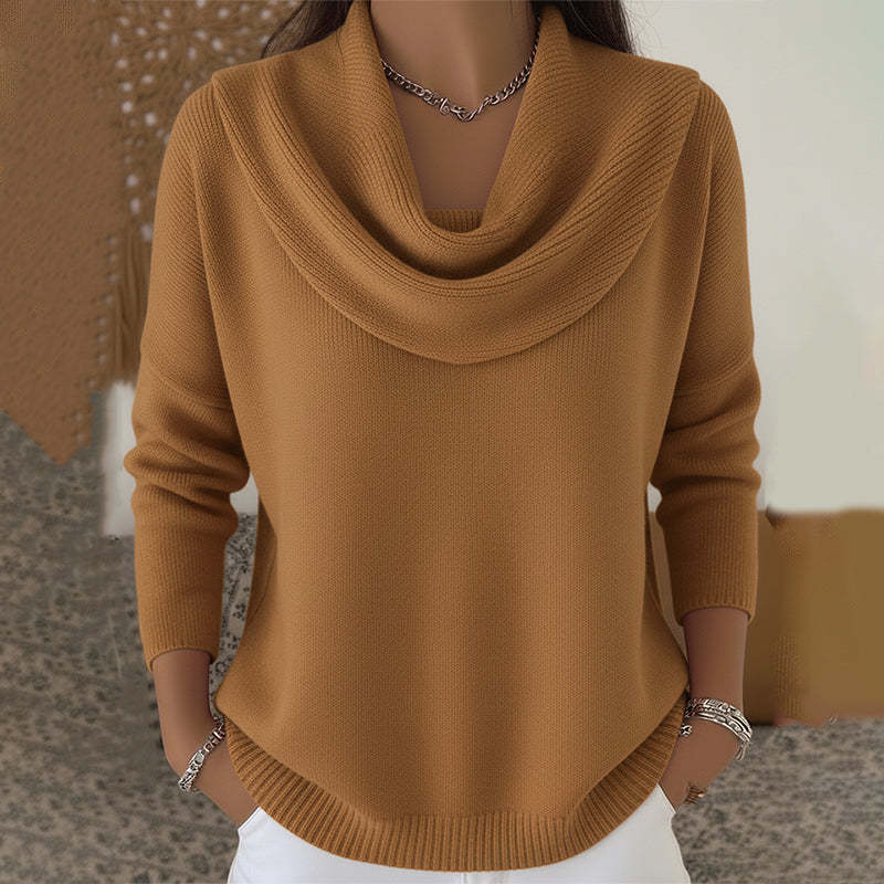 Demi – Draped Neck Sweater