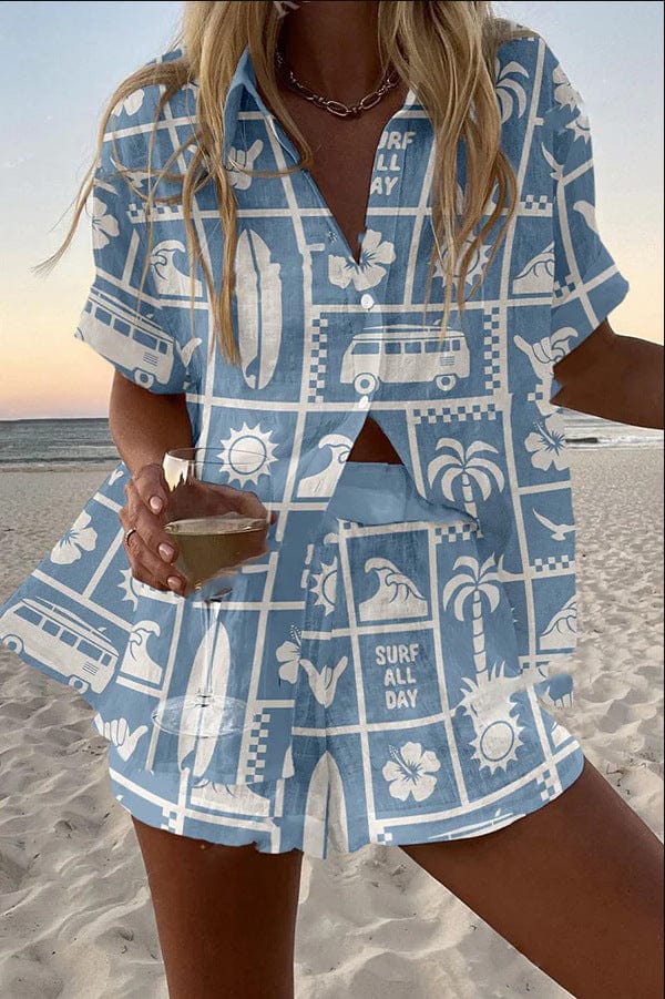 Nancy - 2-Piece Summer Linen Co-Ord Set