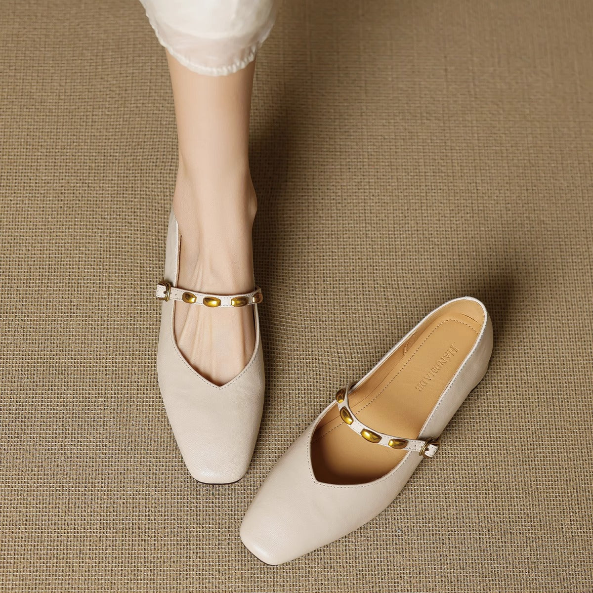 Aubrey - Genuine Leather Flats