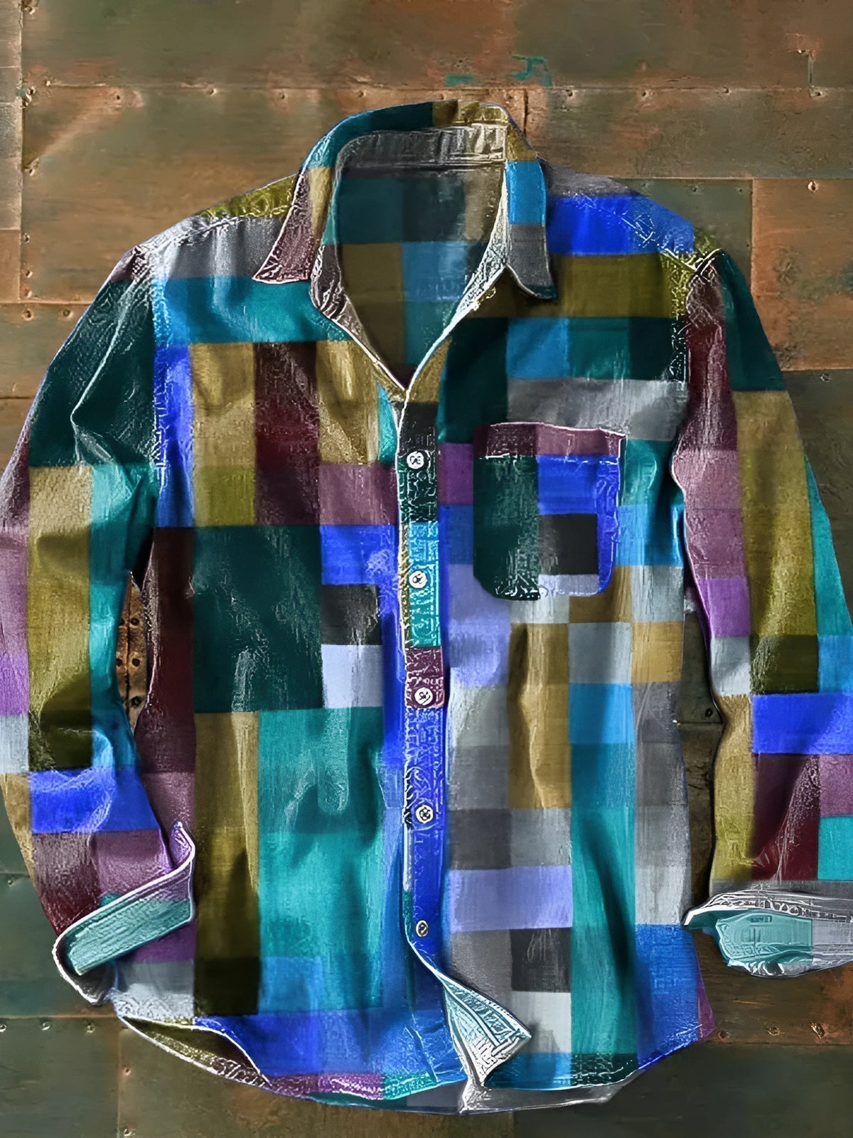 Kellan – Premium Patchwork Statement Shirt
