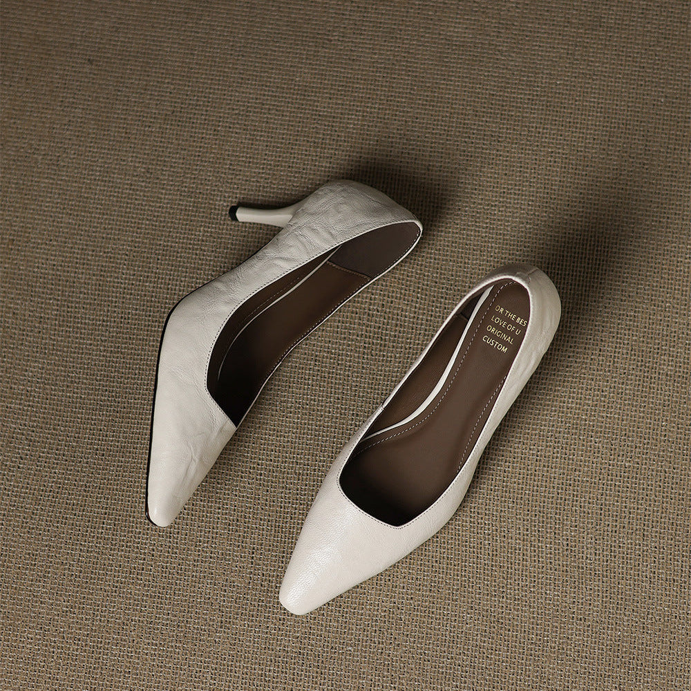 Ensley - Genuine Leather Heels