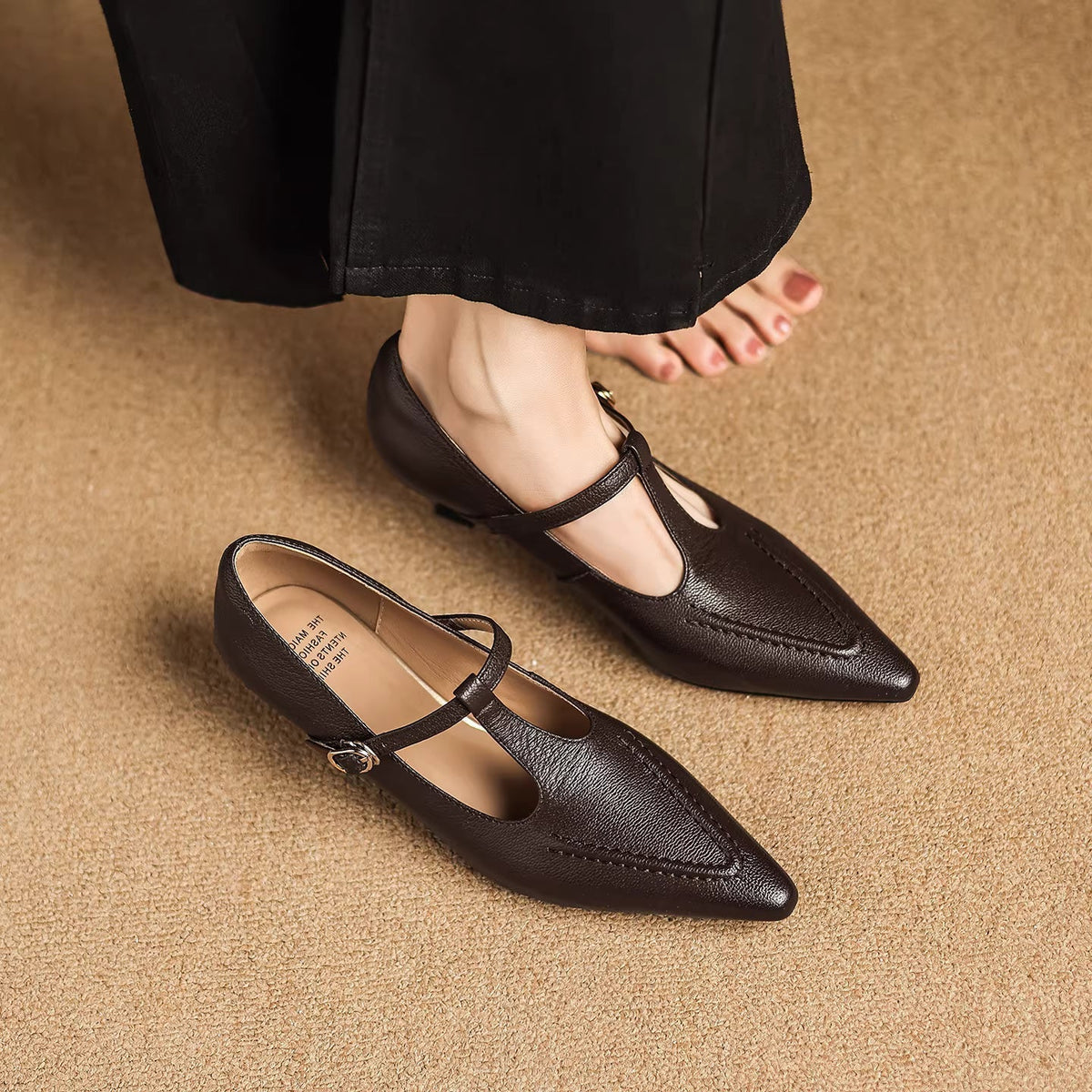 Liv - Genuine Leather Heels
