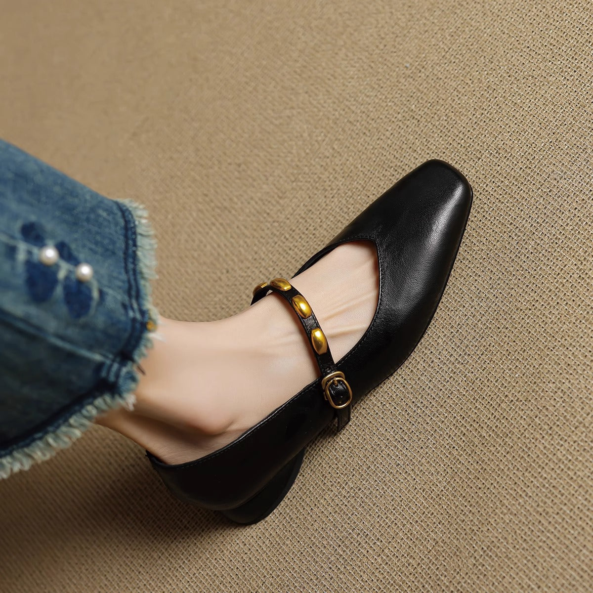 Aubrey - Genuine Leather Flats