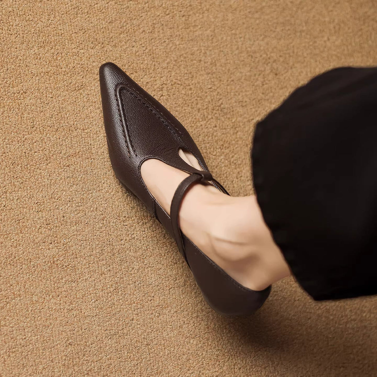 Liv - Genuine Leather Heels