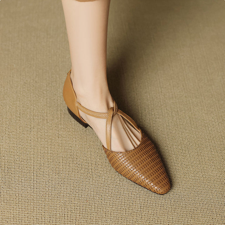 Colbie - Genuine Leather Heels