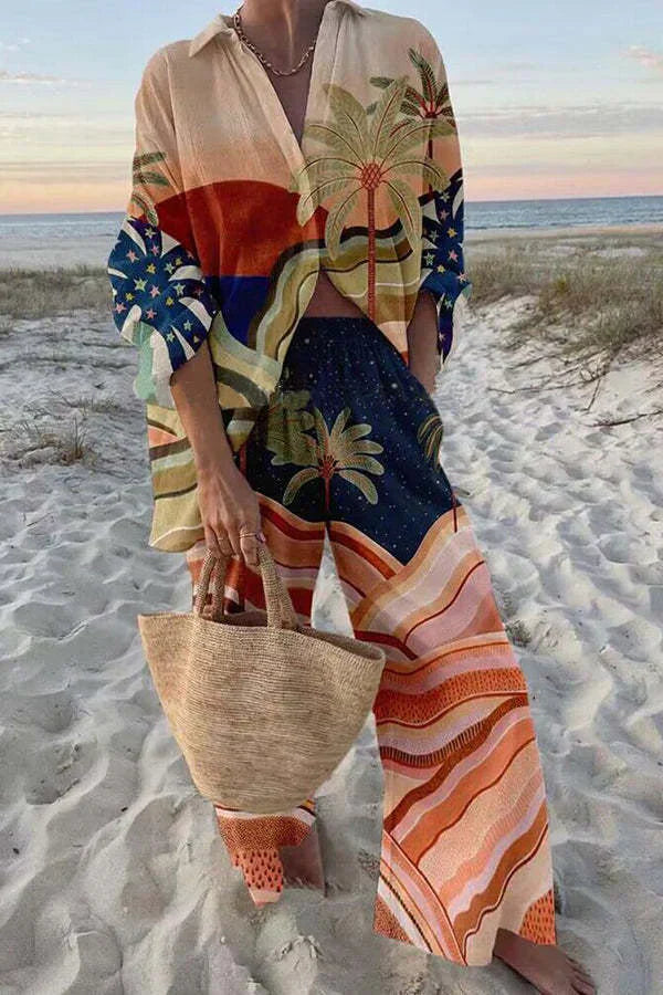 Loisa - 2-Piece Summer Linen Co-Ord Set