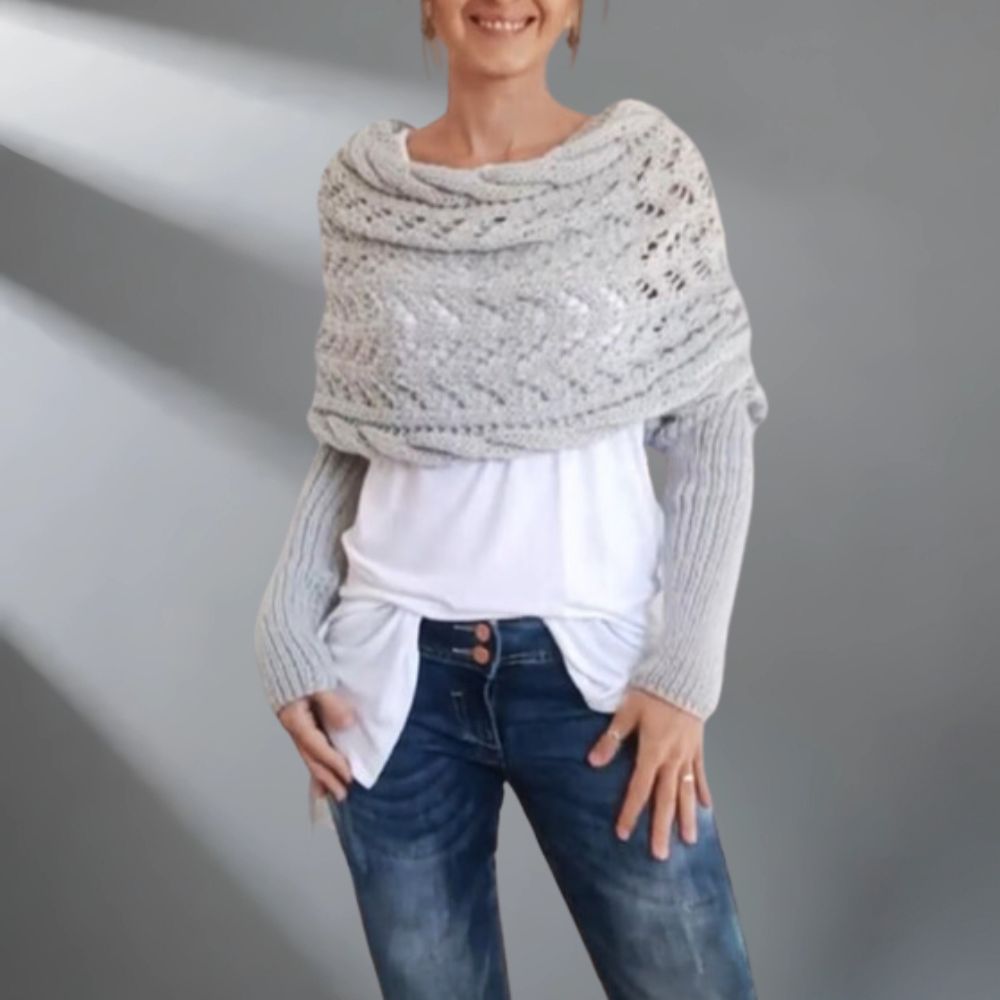 Edith – Stylish Knitted Shawl