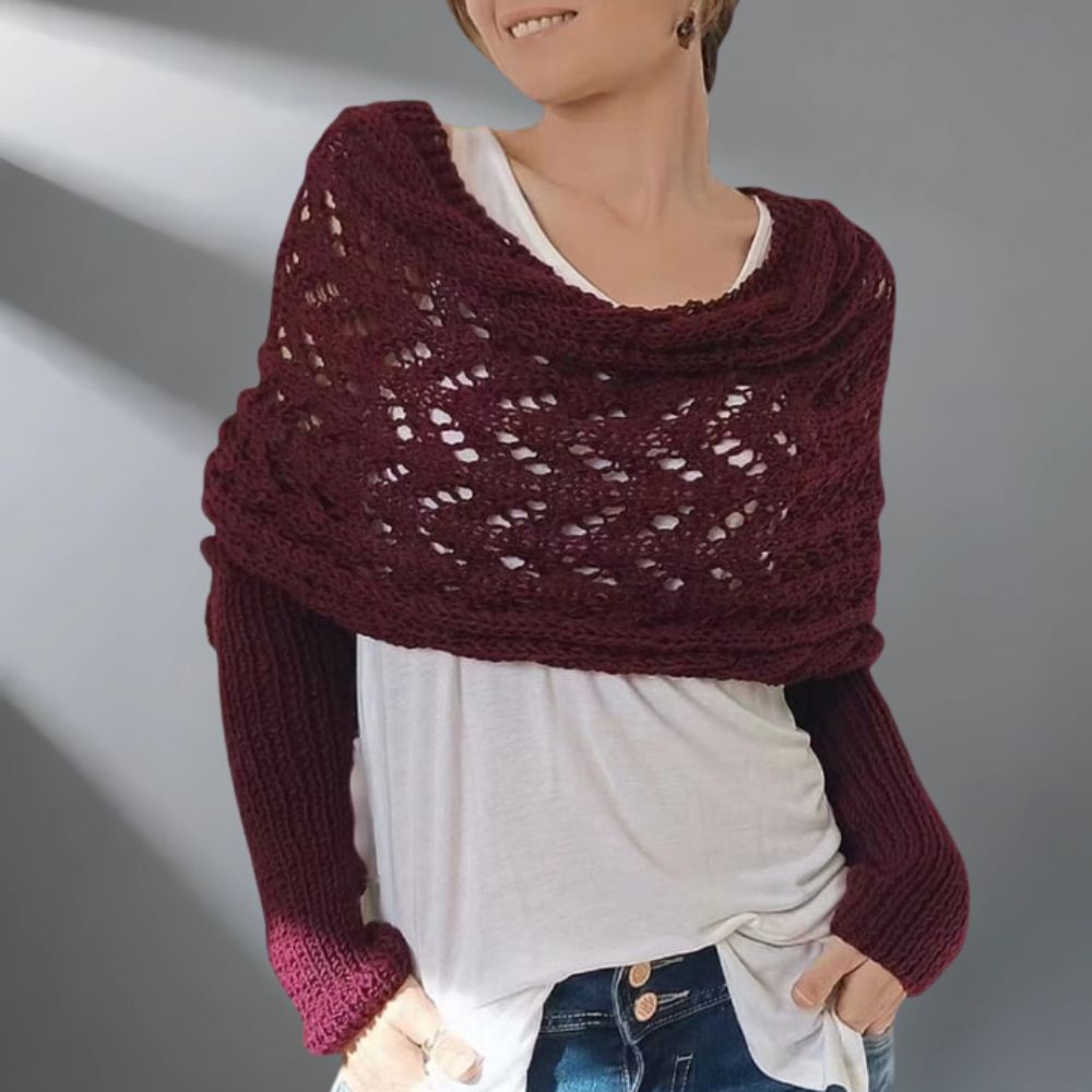 Edith – Stylish Knitted Shawl