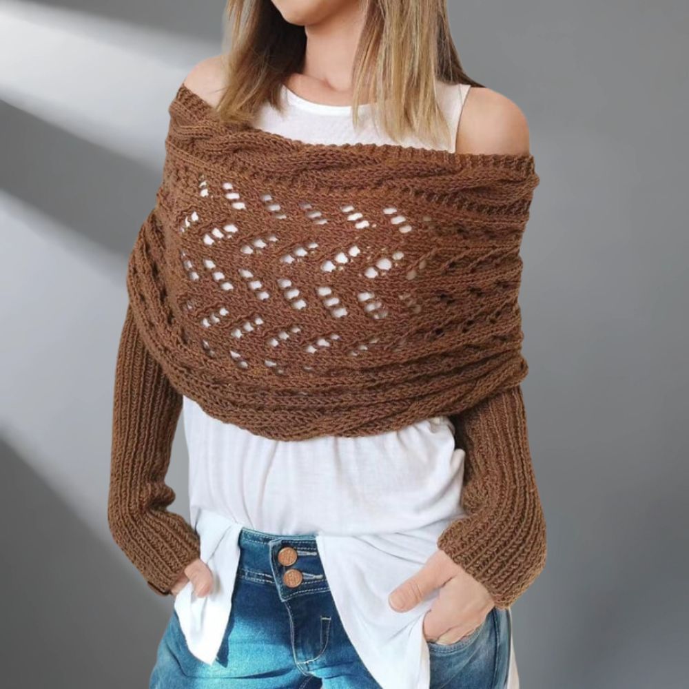 Edith – Stylish Knitted Shawl