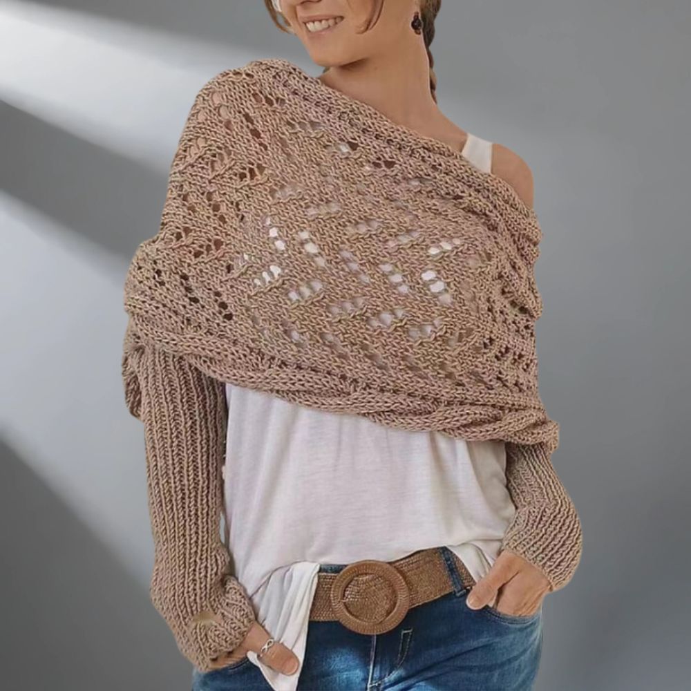 Edith – Stylish Knitted Shawl