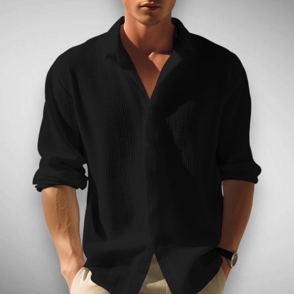 Mike – Lightweight Summer Shirt with Roll-Up Sleeves