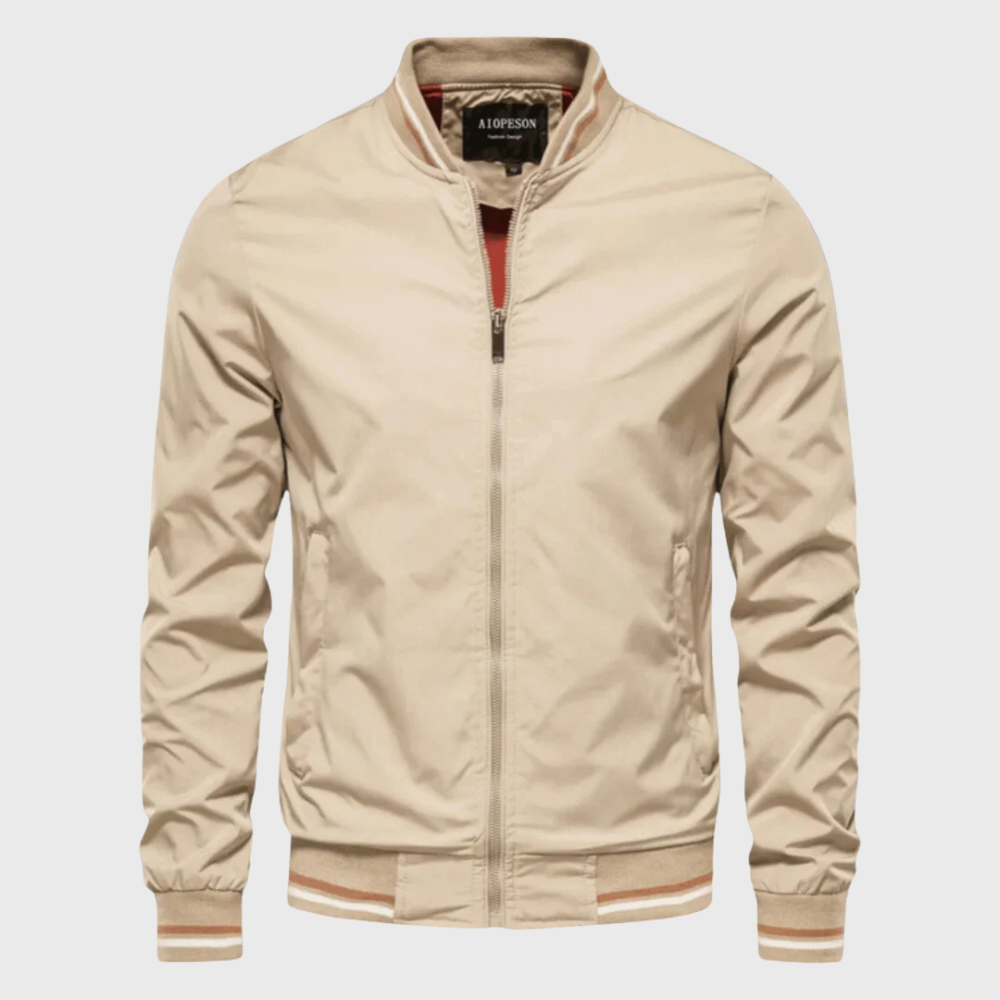 Alden – Classic Bomber Jacket with Refined Finish