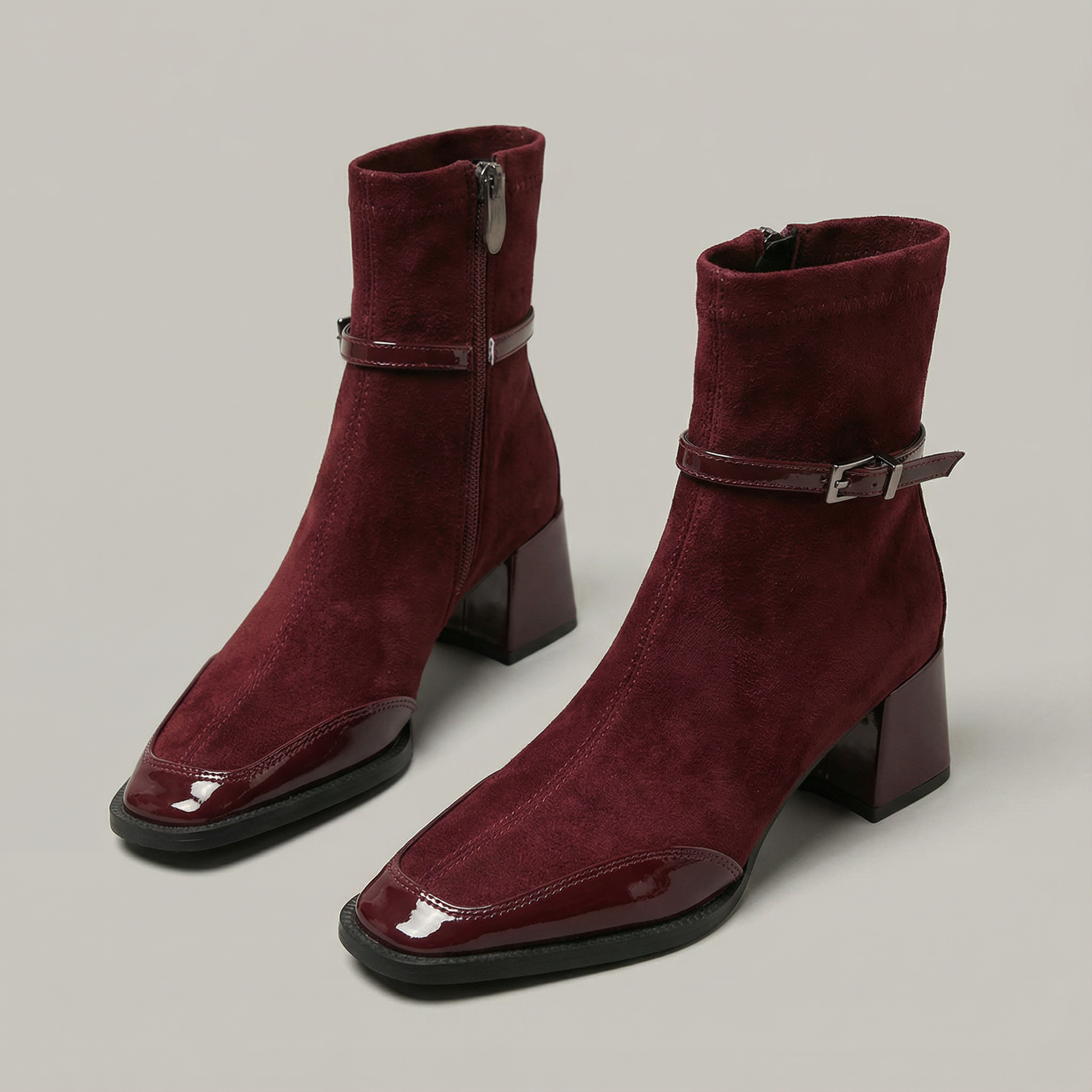 Remarie - Eco-Suede Ankle Boots