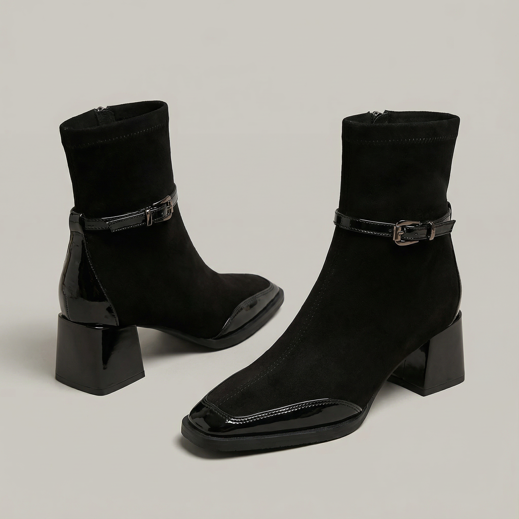 Remarie - Eco-Suede Ankle Boots