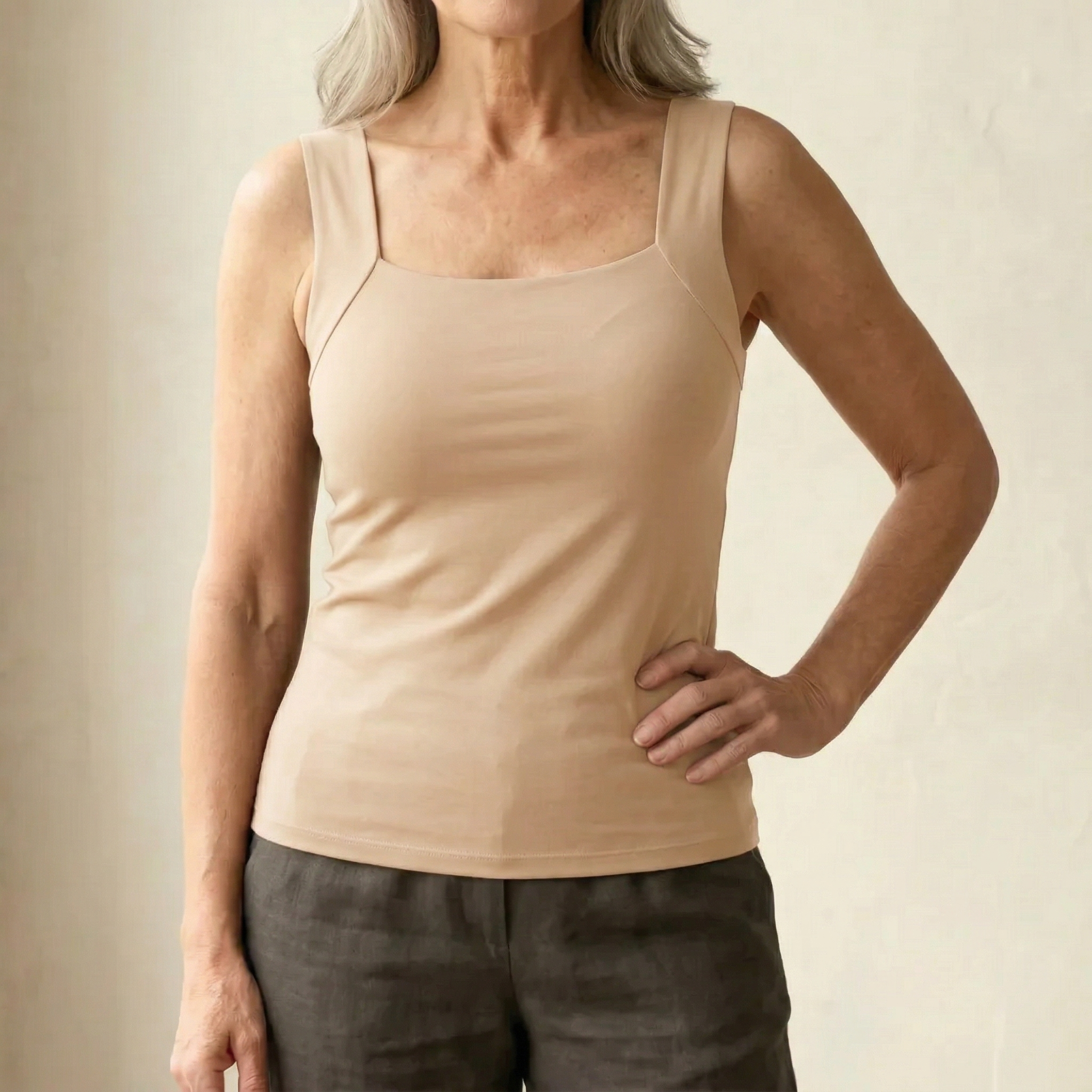 Rosanna - Built-In Comfort Bra Tank Top
