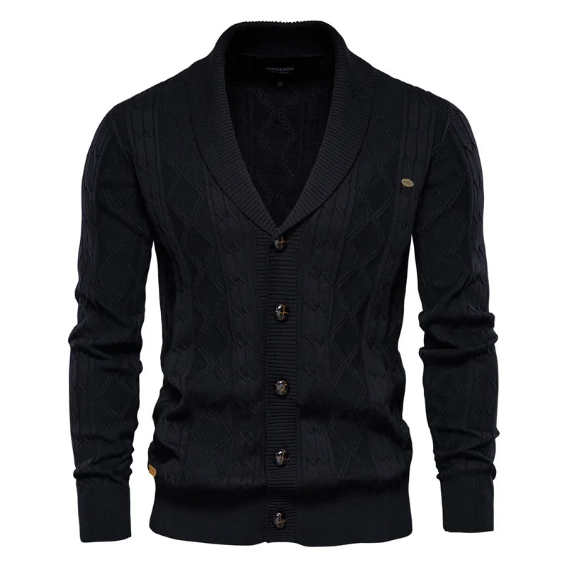 Patrick – Men’s Button-Up Cardigan