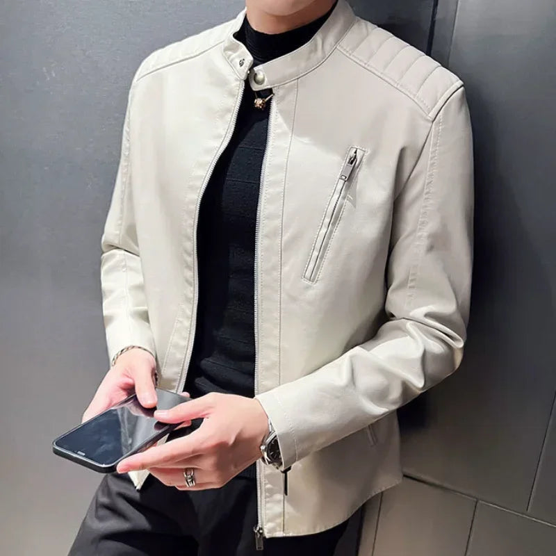 Blake - Elegant Leather Jacket