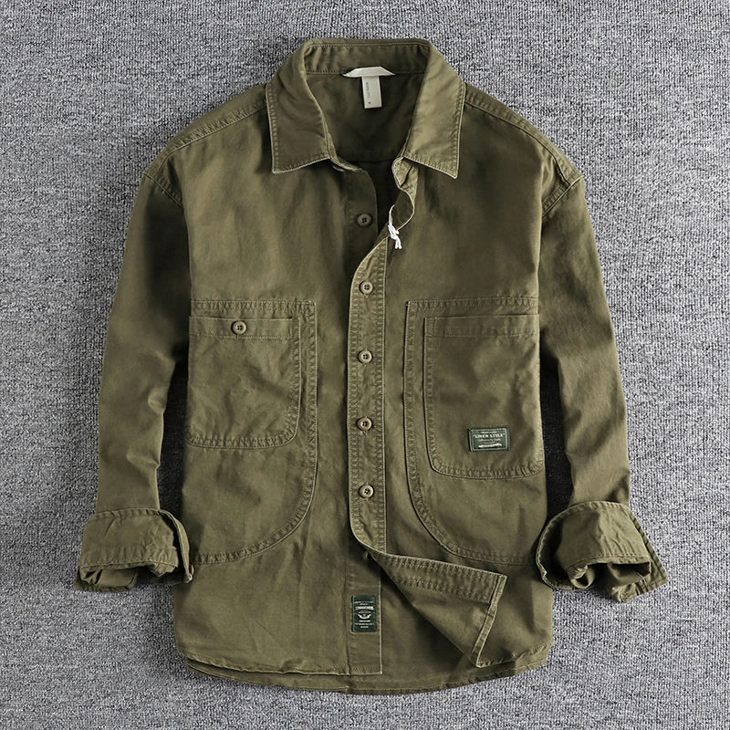 Wyatt – Vintage Washed Work Shirt