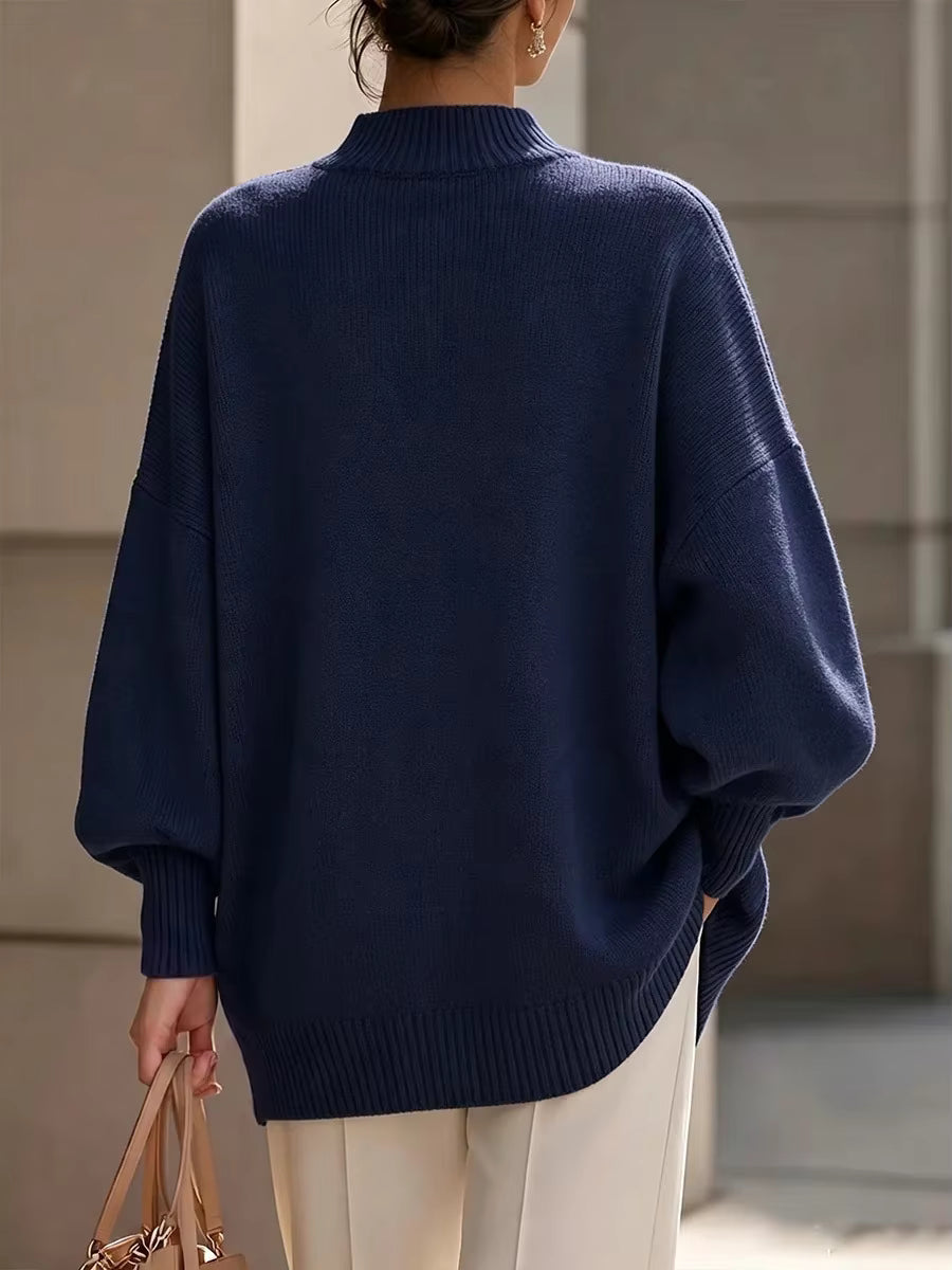 Amelia - Button Detail Knit Sweater