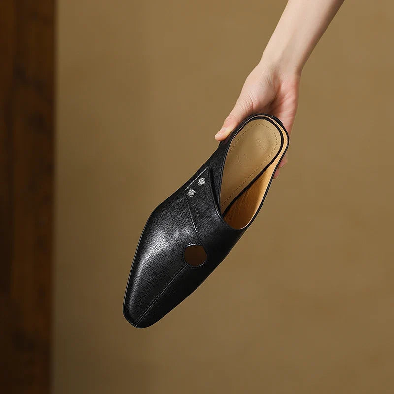 Bethany - Genuine Leather Mules
