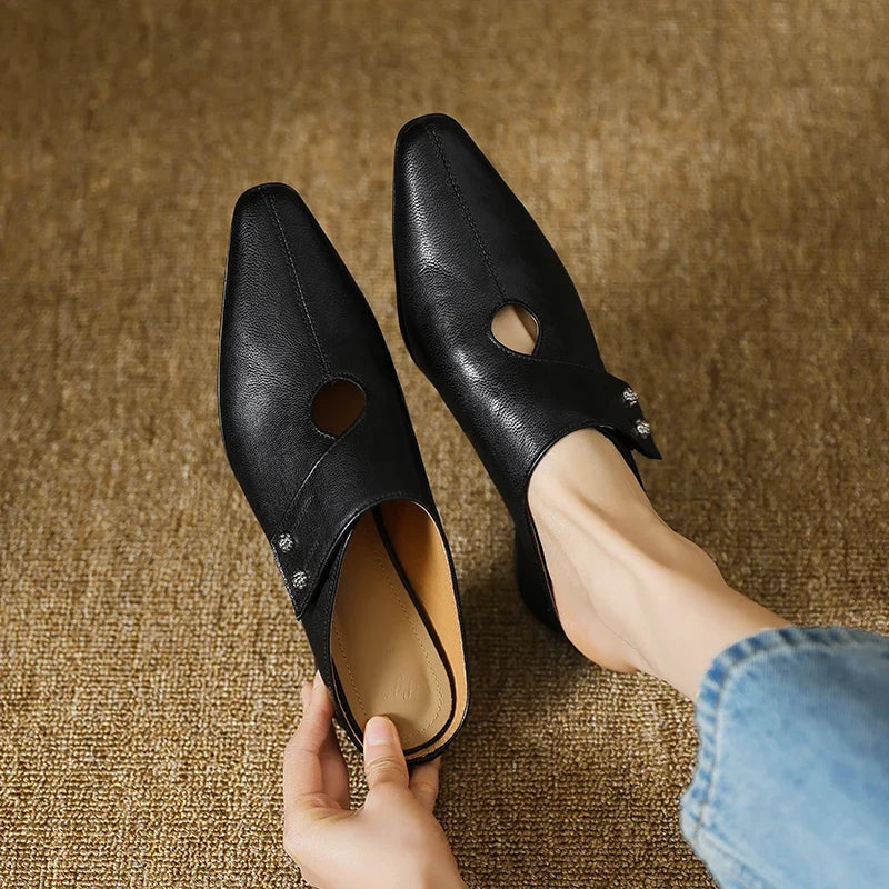 Bethany - Genuine Leather Mules
