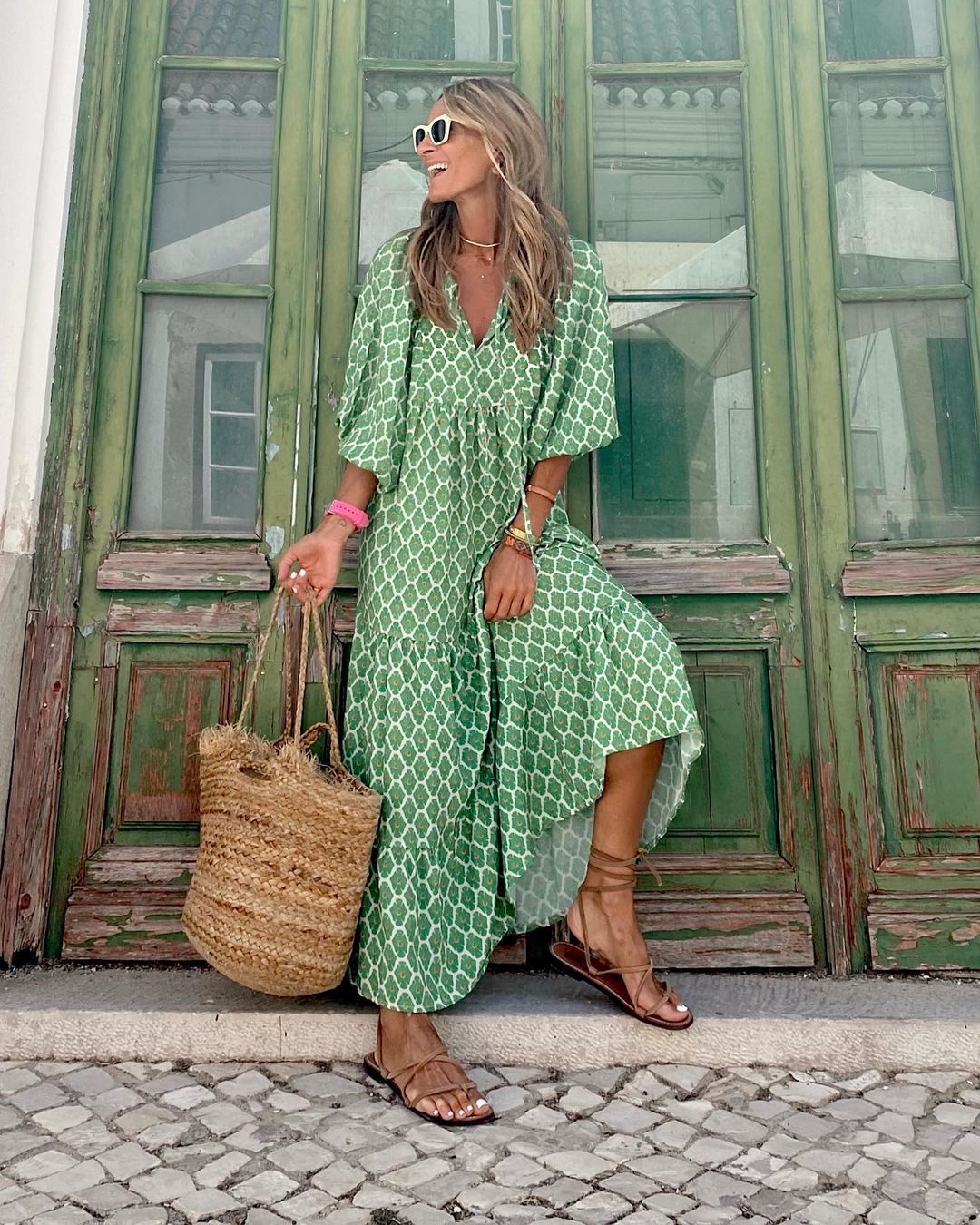 Avery – Flowy Bohemian Maxi Dress for Effortless Summer Style