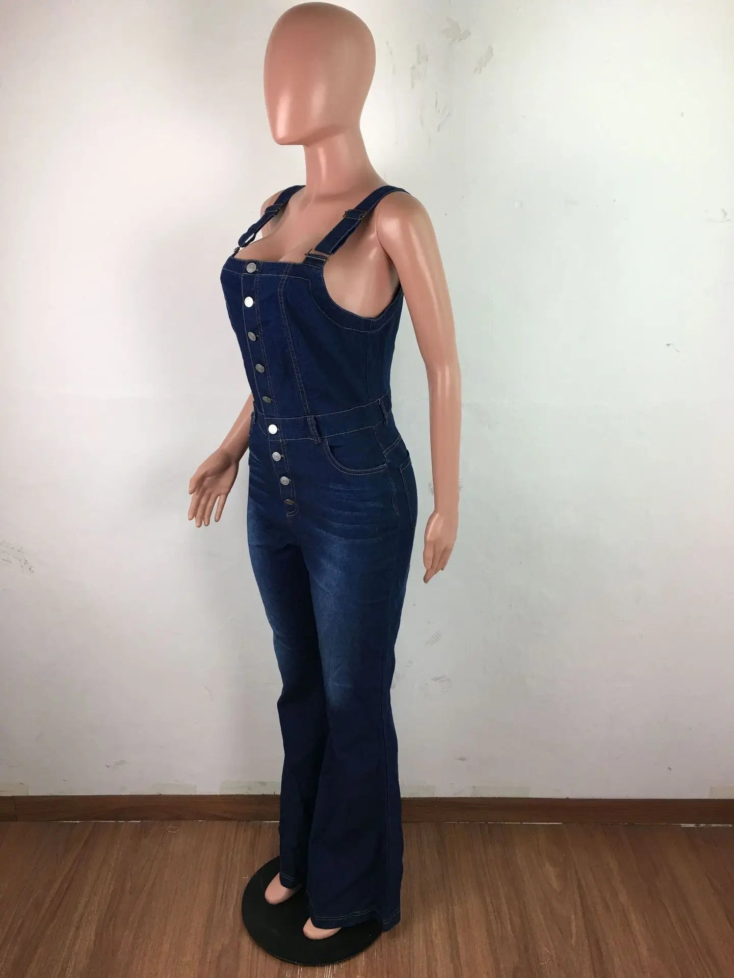 Nalla - Wide-Leg Denim Jumpsuit