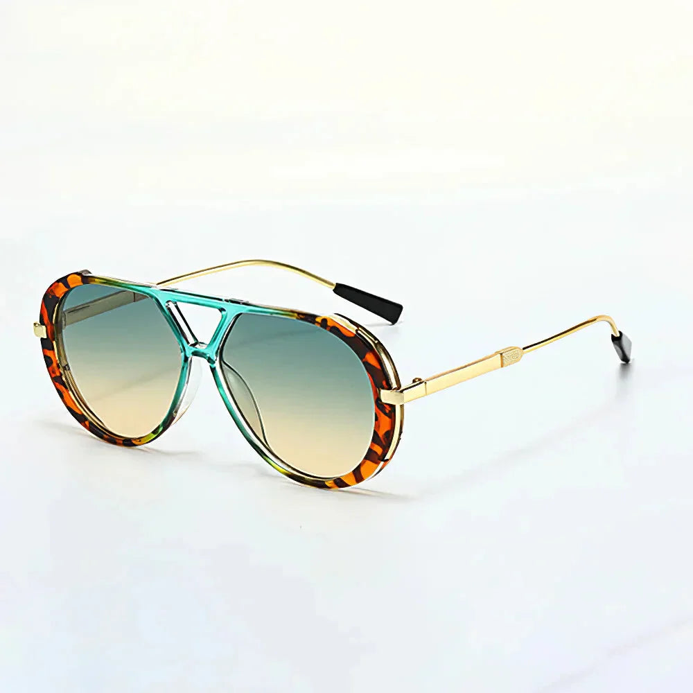 Carie - Retro Aviator Sunglasses