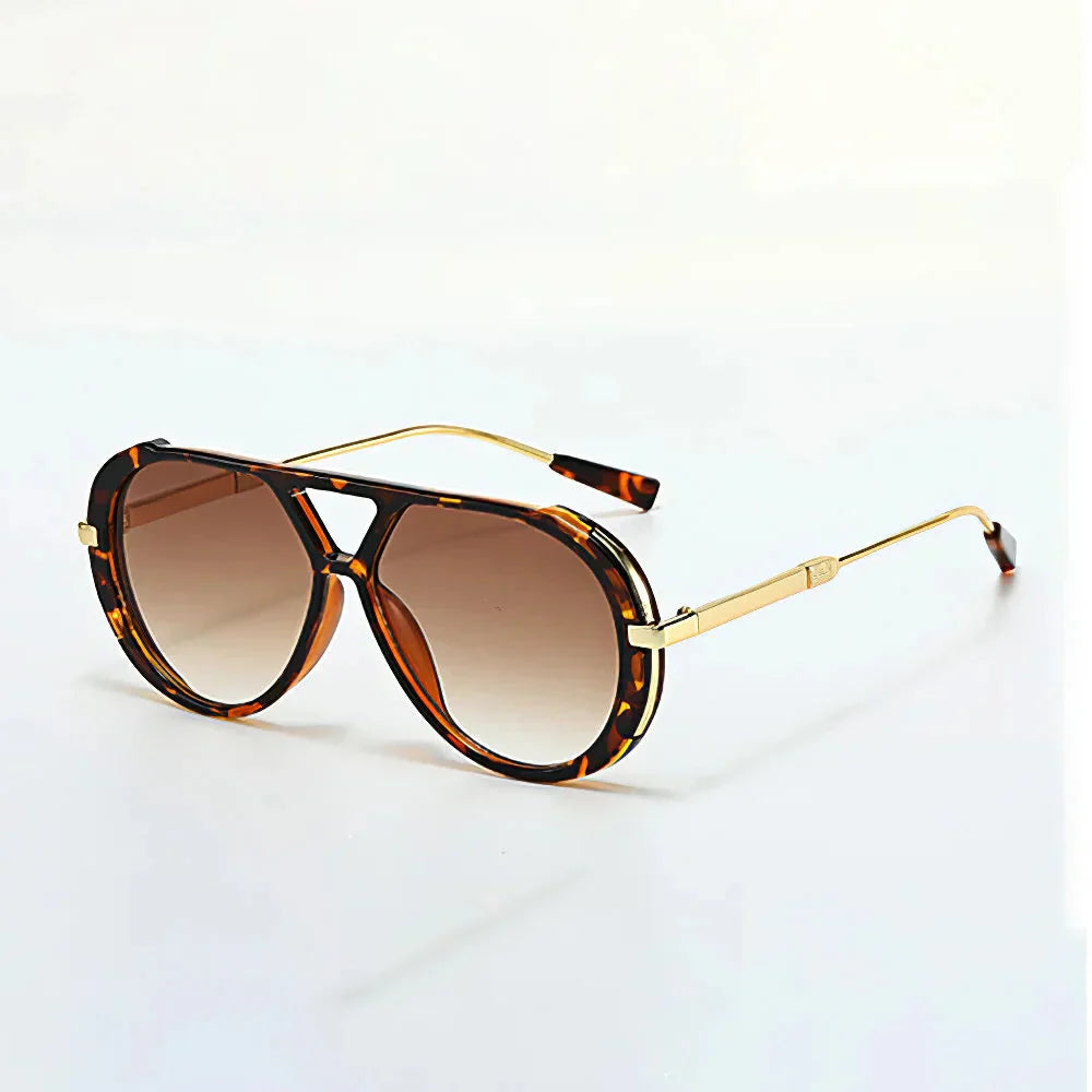 Carie - Retro Aviator Sunglasses