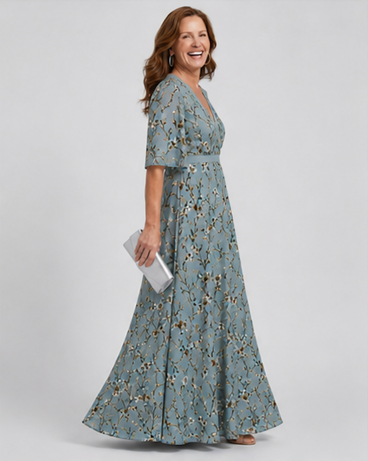 Imogen - Romantic Floral Maxi Dress